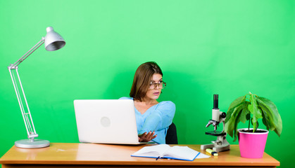 woman work in office on laptop. digital science. businesswoman. information. Business woman....