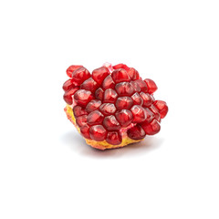 Pomegranate  isolated on the white background.