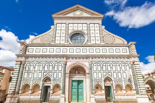 Santa Maria Novella, one of the most famous churches in Florence, Italy,  Europe. Stock Photo | Adobe Stock