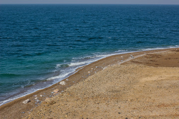 sea waterfront  and sand beach scenery landscape 
