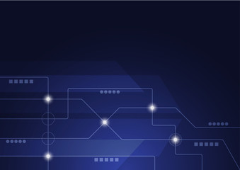 Abstract geometric connect lines and dots.Simple technology graphic background.Illustration Vector design Network and Connection concept.