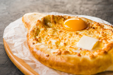 Delicious restaurant dish of national Georgian cuisine