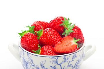 Strawberry isolated on white background. Clipping Path