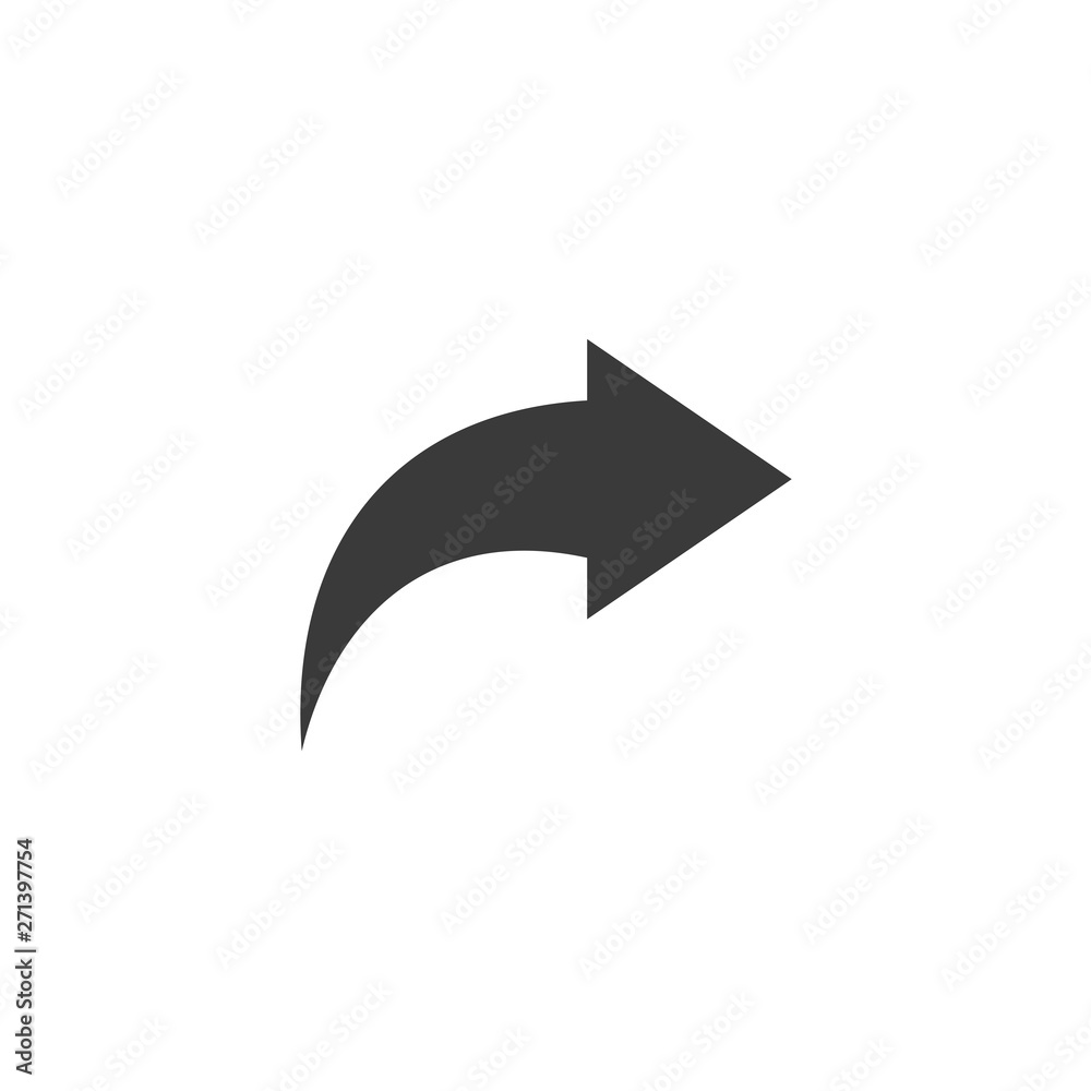 Aufkleber share icon vector. sharing symbol for web site computer and mobile vector.