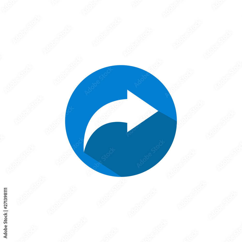 Poster Share icon vector. sharing symbol for web site Computer and mobile vector.
