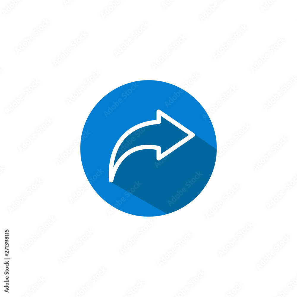 Poster Share icon vector. sharing symbol for web site Computer and mobile vector.