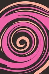 Bright, colorful, abstract background - illustration. Сolor spiral,
