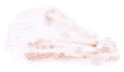 Hand painted watercolor texture. Hand drawn illustration isolated on white background. Watercolor sea clipart.