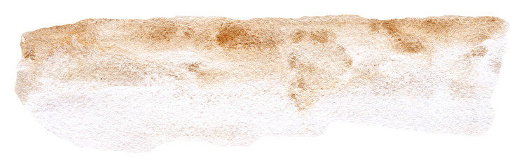 Hand painted watercolor texture. Hand drawn illustration isolated on white background. Watercolor sea clipart.