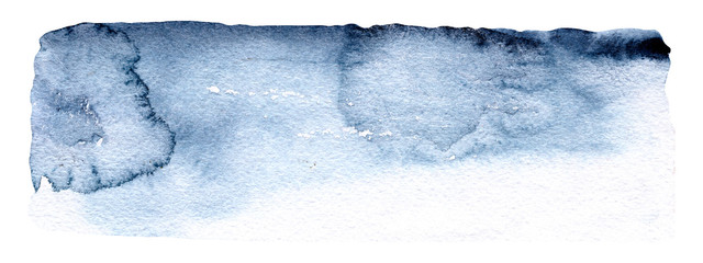 Fototapeta premium Hand painted watercolor texture. Hand drawn illustration isolated on white background. Watercolor sea clipart.