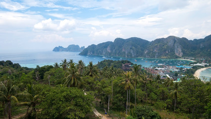 View on Thailand Phi Phi islands