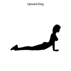Yoga upwadr dog pose