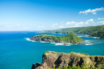 Obraz premium Beautiful view of the island from view point in Philippines