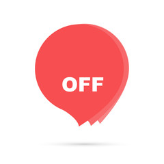 OFF Discount Sticker.