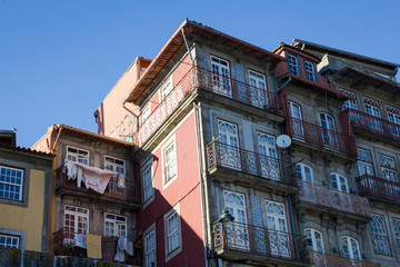 Porto Old Town landmark. Visit Portugal concept.