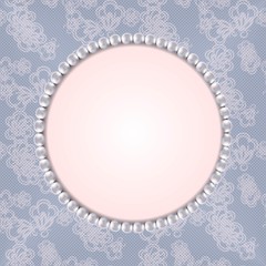 beautiful greeting card with delicate pattern. vector