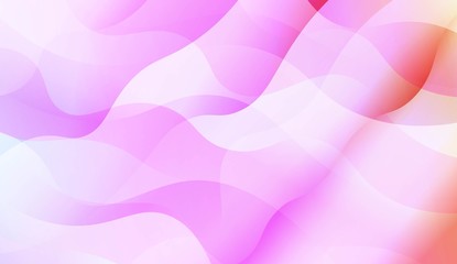 Wavy Background. Soft Color Gradient Background. For Greeting Card, Flyer, Invitation. Vector Illustration.