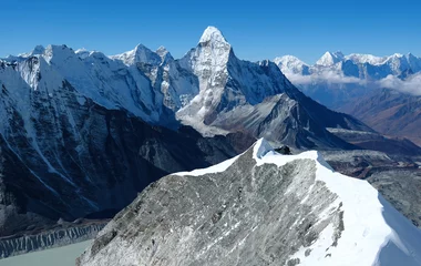 Crédence de cuisine en verre imprimé Ama Dablam Ama Dablam in the Everest Region of the Himalayas, Nepal