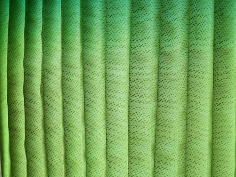 green fabric of drape texture