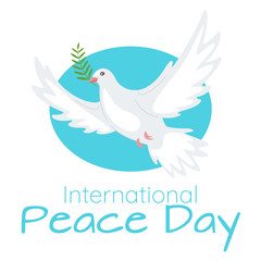 World Peace Day celebration web banner template