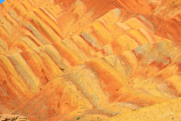 Uniquely colored mountains of Zhangye