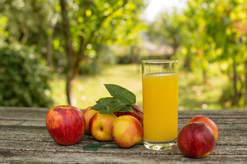fruits and juice