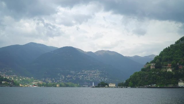 Mountain view from the Como lake.