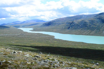 Unforgettable nature in Norway. Jotunheimen national Park in August. 