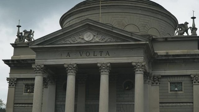 Volta Temple museum in Como, Italy. Tempio Voltiano.