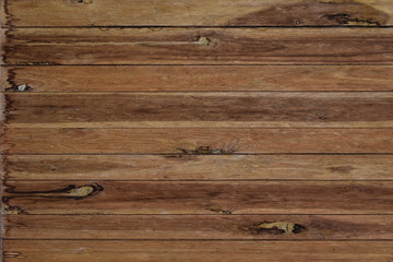 Obraz na płótnie Canvas Dark brown wood background, old wood planks.
