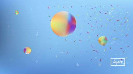 Minimal abstract space fantasy  pure. 