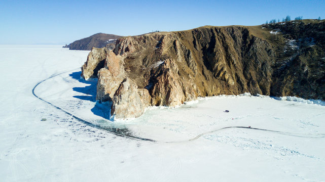 Drone Lake Baikal