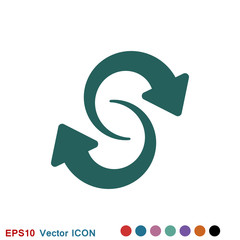 Exchange and convert icon. Logo, illustration, vector sign symbol