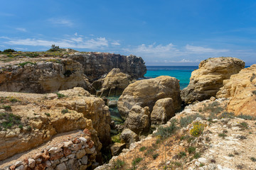 Fototapeta na wymiar Beautiful Landscape in Menorca, Spain