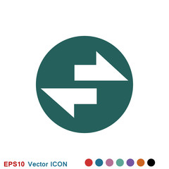 Exchange and convert icon. Logo, illustration, vector sign symbol