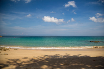 Fototapeta na wymiar Landscape on the beach at Thailand