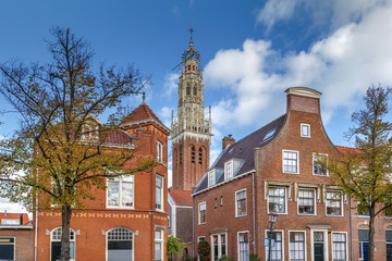 Tower of the Bakenesserkerk, Haarlem, Netherlands