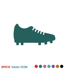 Foot ball, soccer icon sport objects for logo, vector sign symbol for design