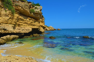 Rocks Sicily beach