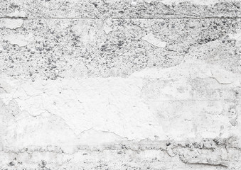 Seamless old white concrete wall