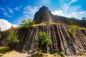 The Hegyestu geological attraction at Lake Balaton in Kali basin in Hungary