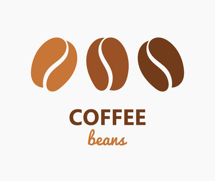 Three coffee beans symbol.