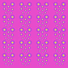 Pattern with Flowers. background - Illustration