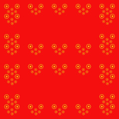 Pattern with Flowers. background - Illustration
