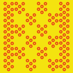 Pattern with Flowers. background - Illustration