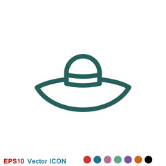 Hat icon logo, illustration, vector sign symbol for design