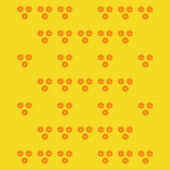 Pattern with Flowers. background - Illustration