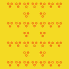 Pattern with Flowers. background - Illustration