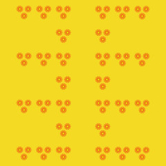 Pattern with Flowers. background - Illustration