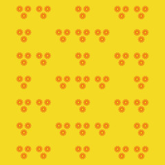 Pattern with Flowers. background - Illustration